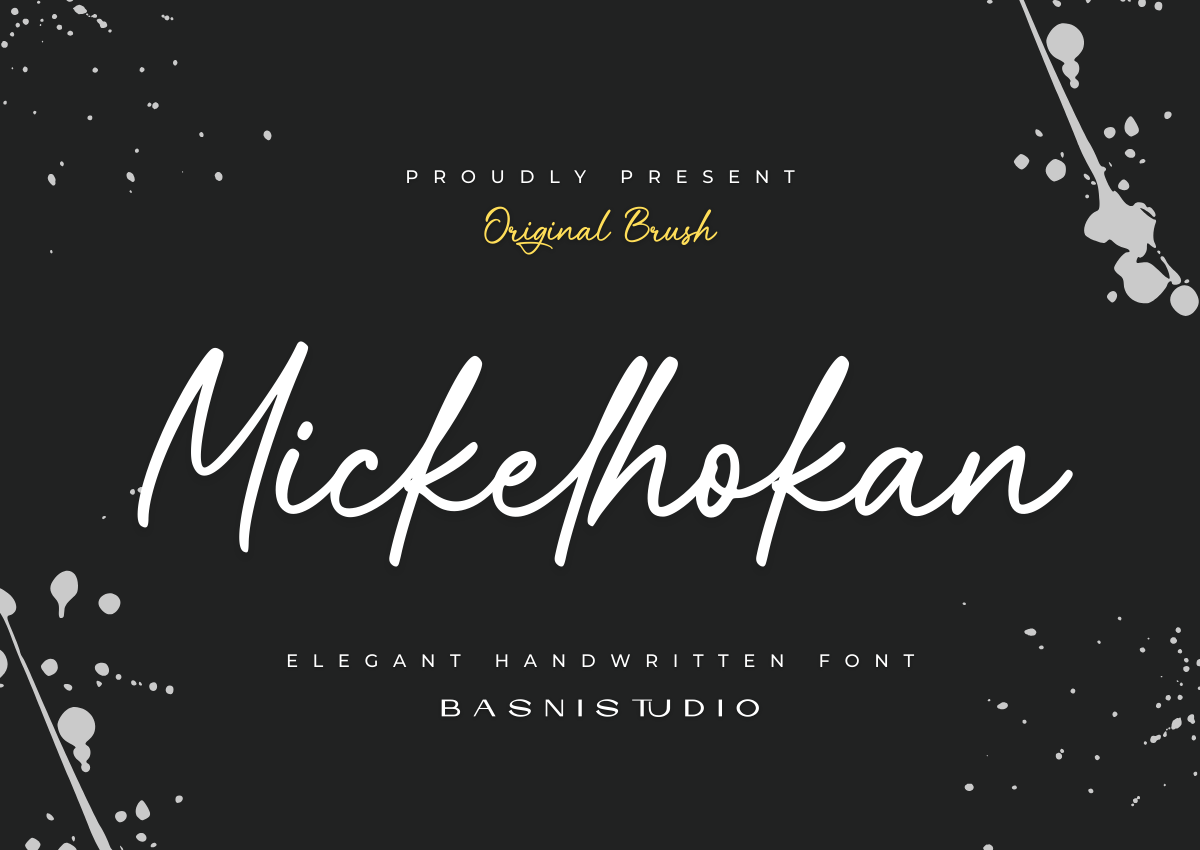 Mickelhokan a Handwritten Font