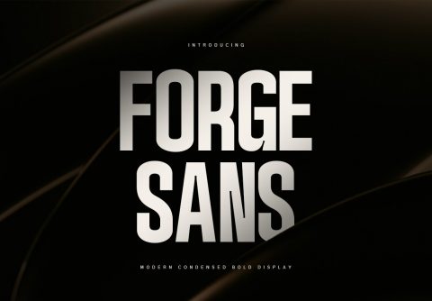 Forge Sans | Modern Bold Condensed Display