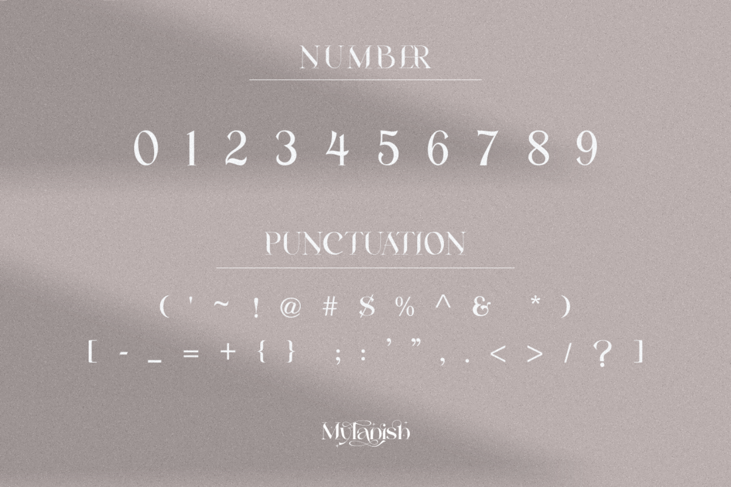 Mylanish _ unique modern typeface