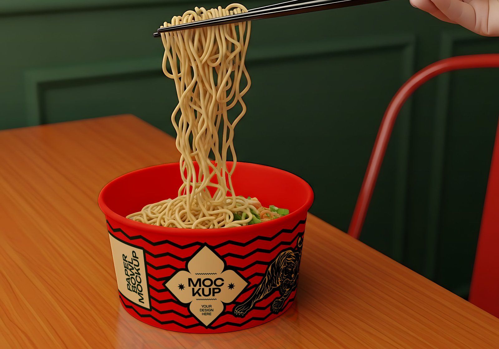 Premium Thai Resto Mockup