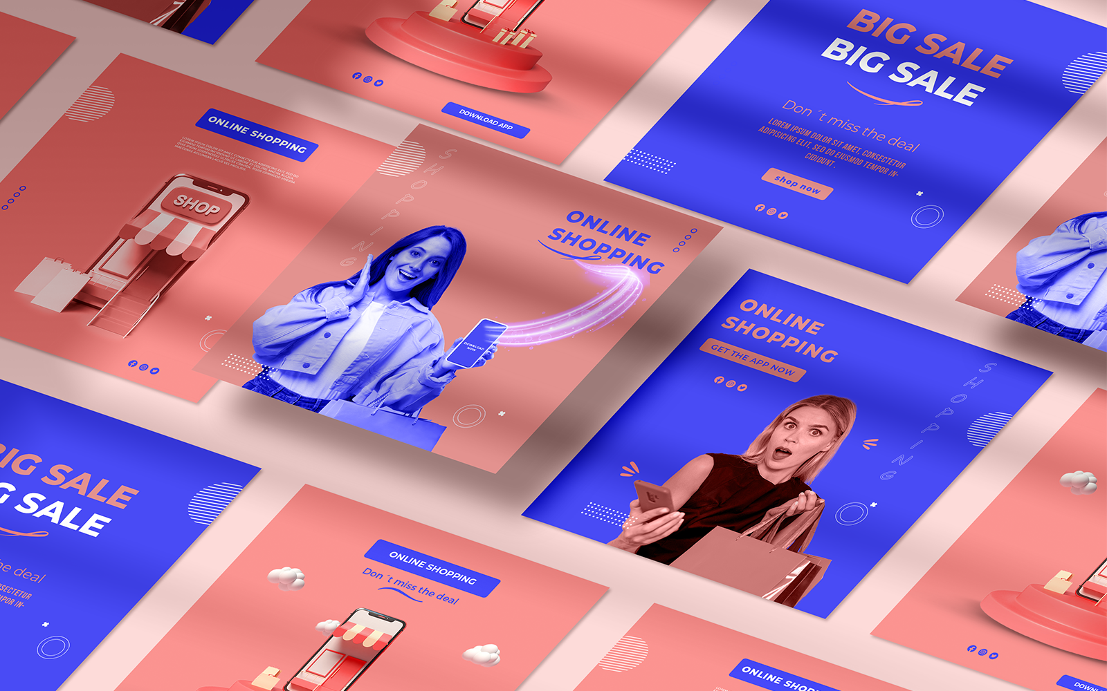 Online Shopping-APP-Social Media Template-038-22