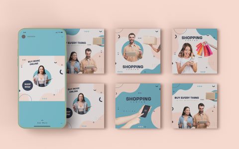 Online Shopping-Social Media Template-014-22