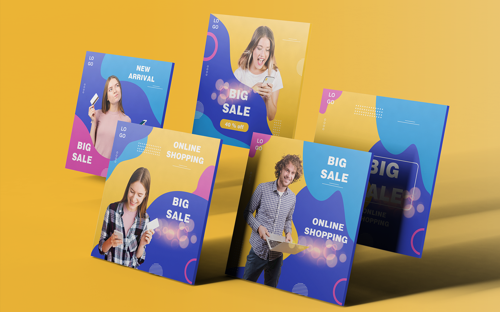 Online Shopping-Social Media Template-021-22