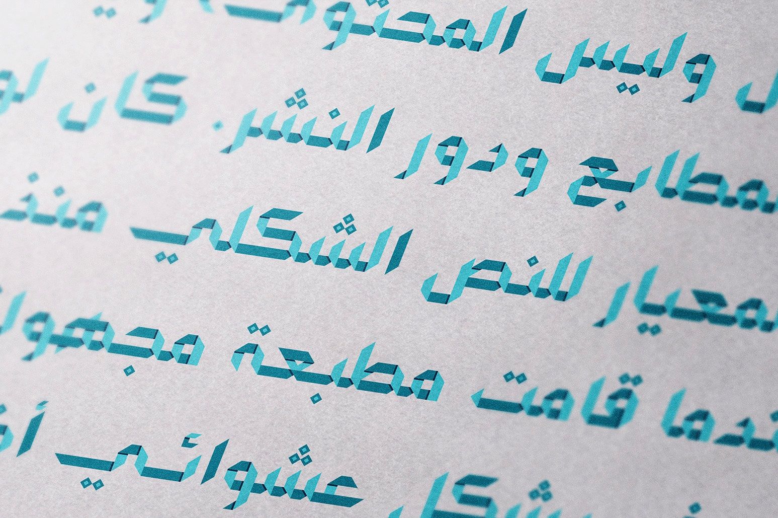 Origami - Arabic Color Font