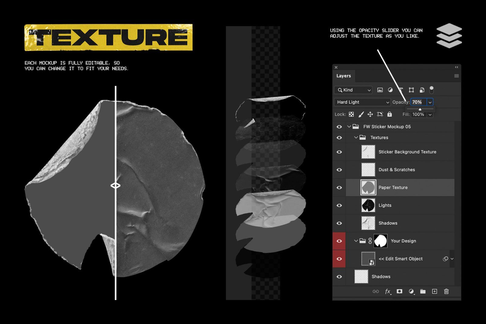 Peeled Paper Stickers