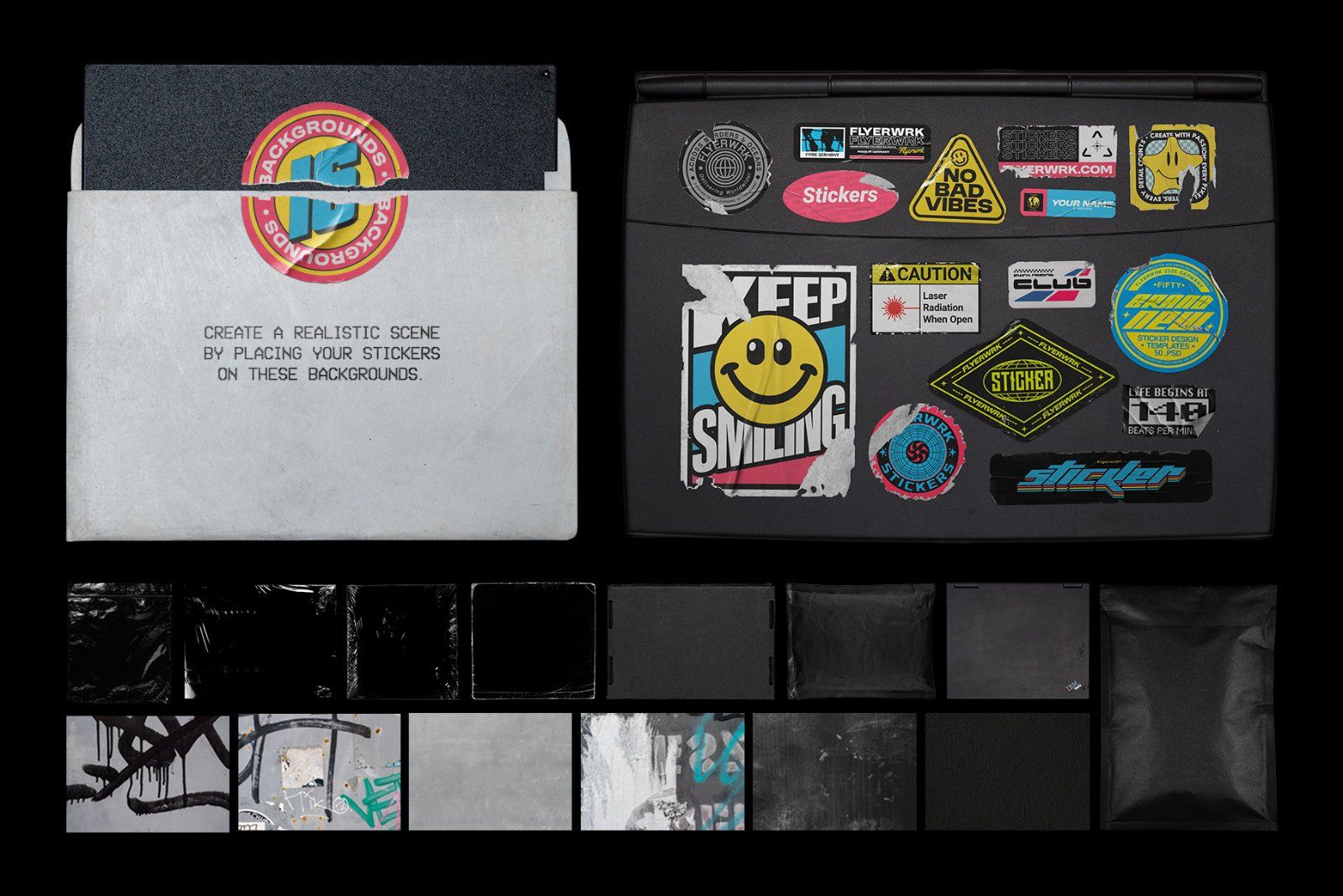 Peeled Paper Stickers