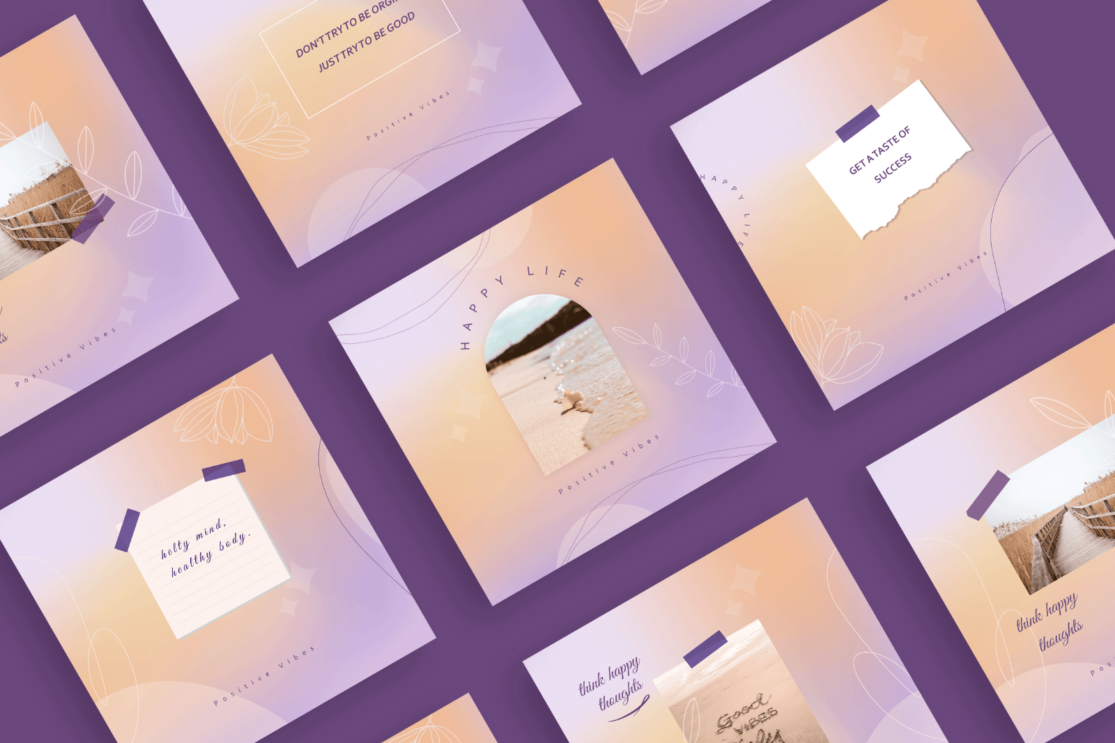 Positive Vibes-Social Media Design-071-22