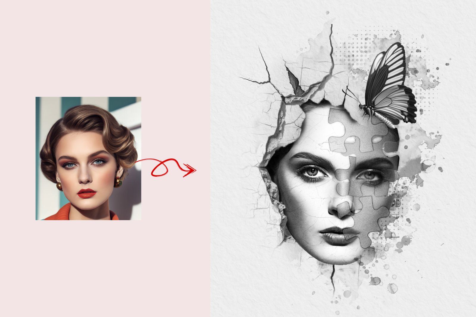 Manipulation Photo Art Template