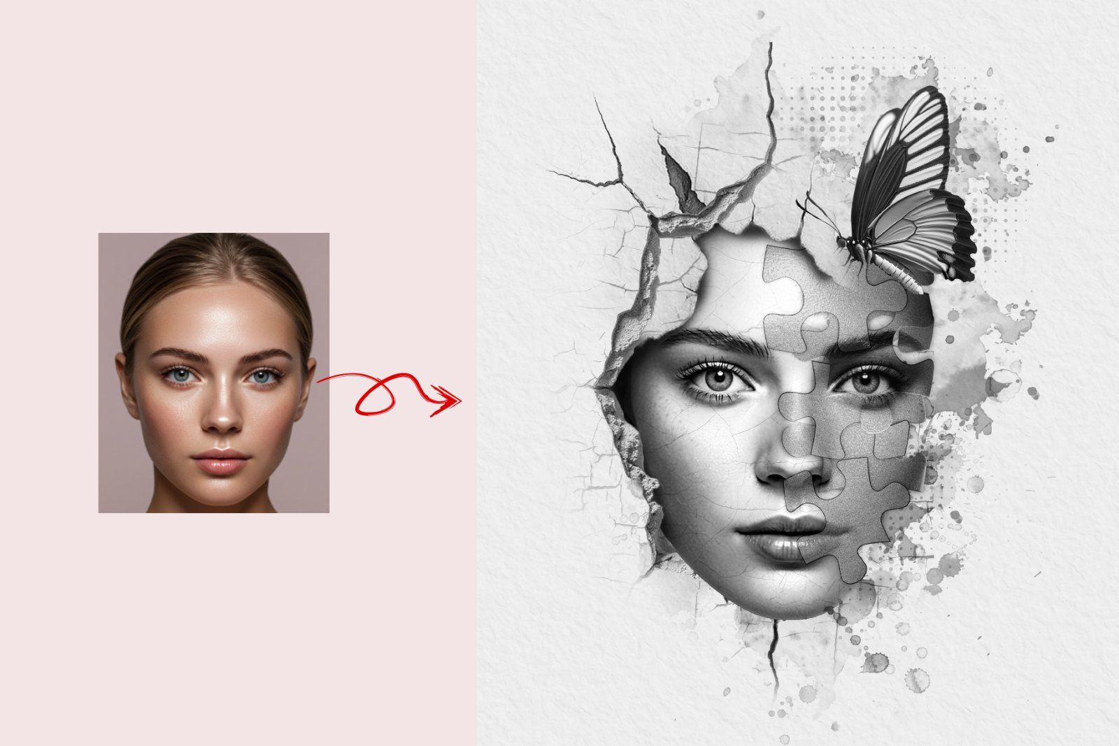 Manipulation Photo Art Template