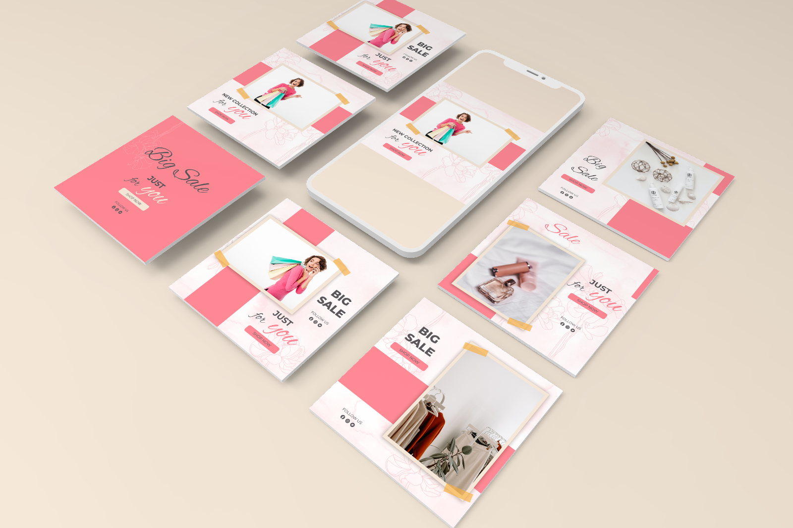 Shopping - Social Media Template-22-063