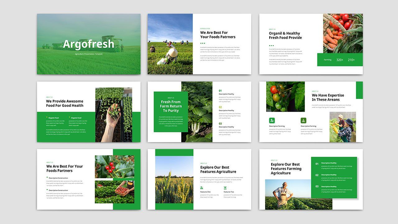 Argofresh - Agriculture PowerPoint Presentation Template