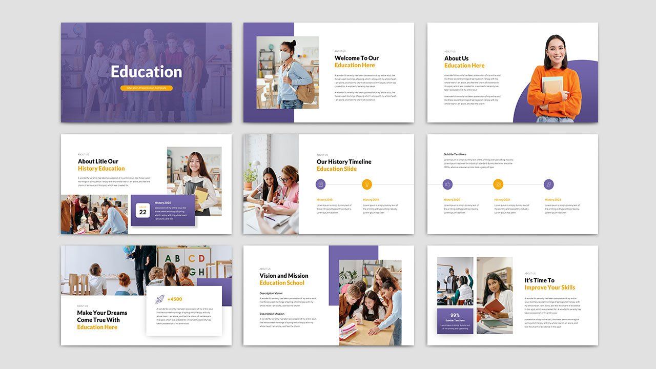 Education PowerPoint Presentation Template