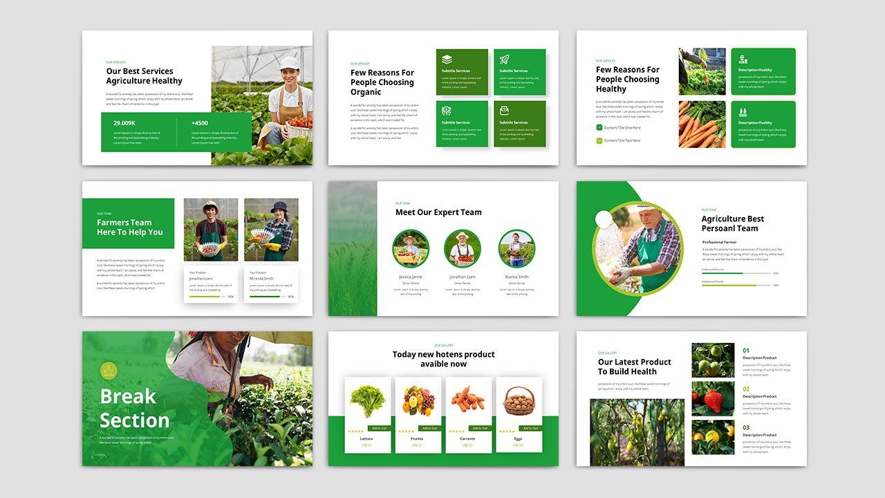 Argofresh - Agriculture PowerPoint Presentation Template