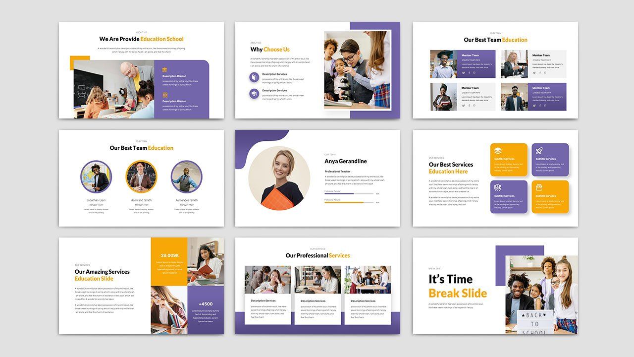 Education PowerPoint Presentation Template