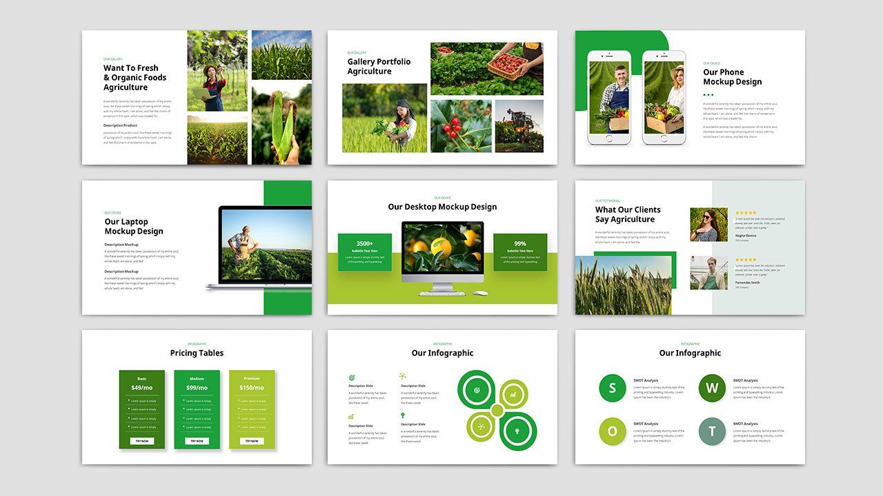 Argofresh - Agriculture PowerPoint Presentation Template
