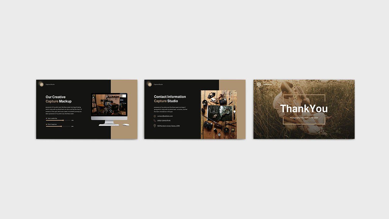 Capture - Photography PowerPoint Template