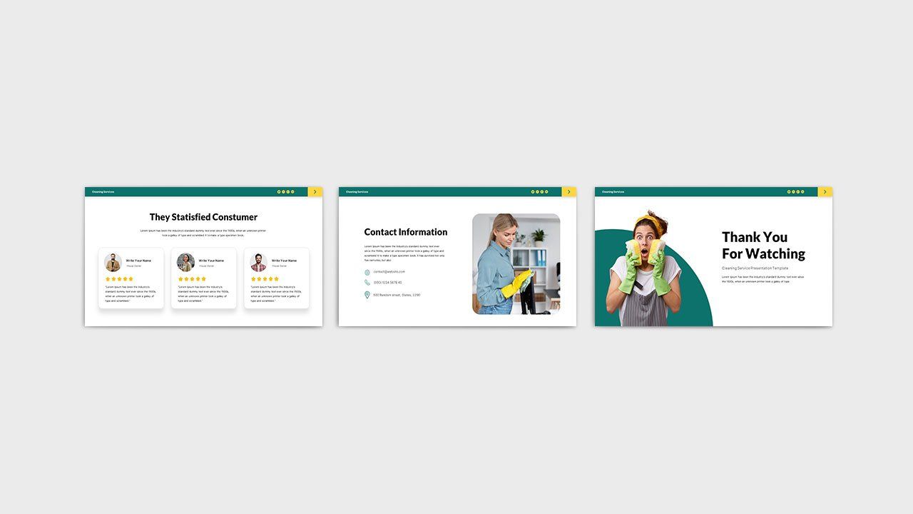 Cleaning Service PowerPoint Template