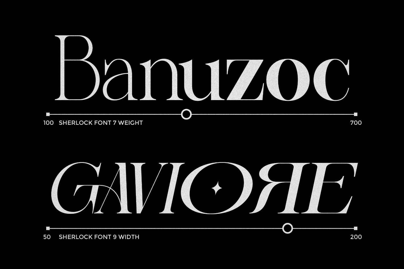 Sherlock Serif Family (126 Fonts)