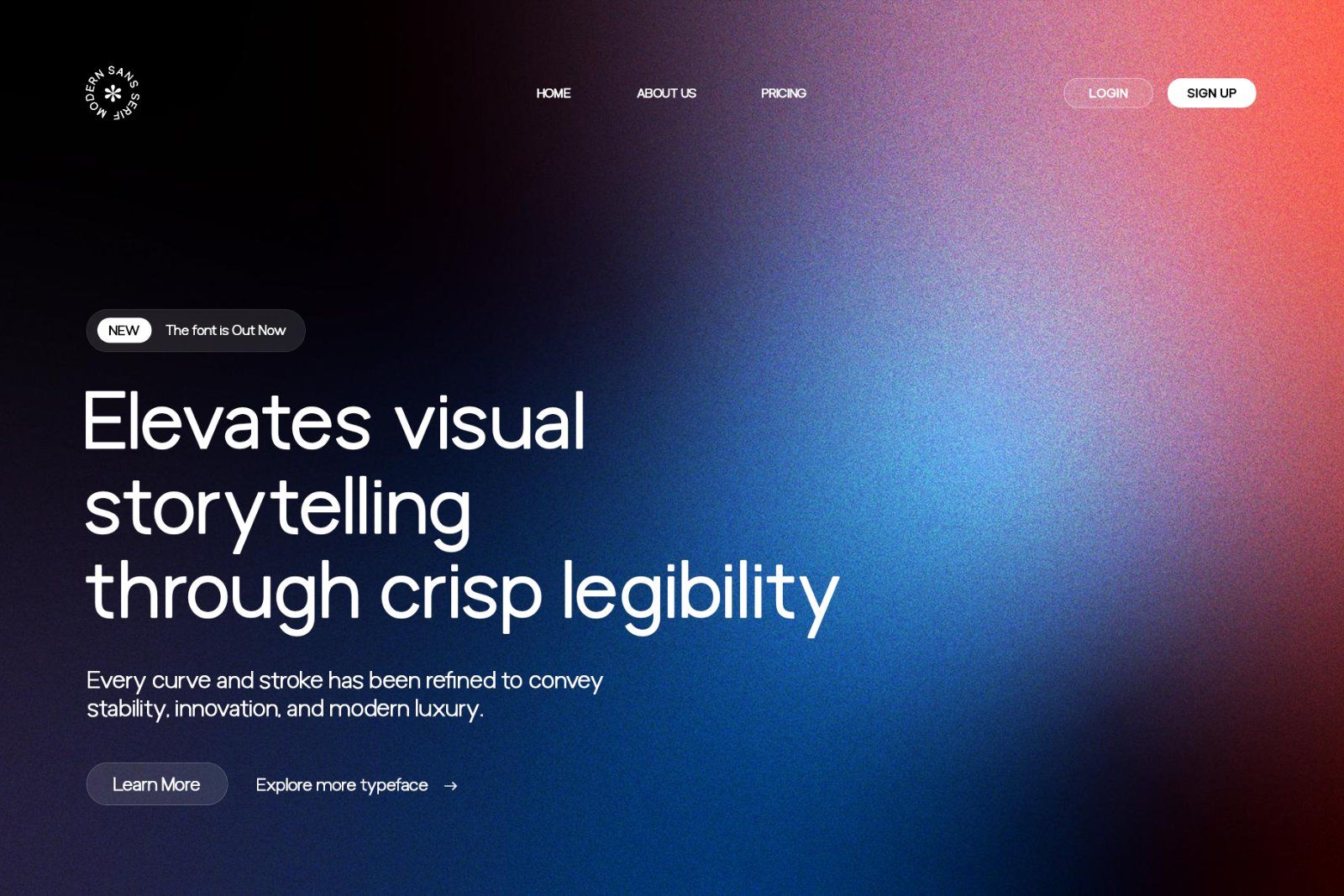 Bourgueil | Variable Sans Serif