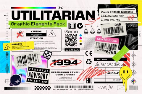 Utilitarian Graphic Elements Pack