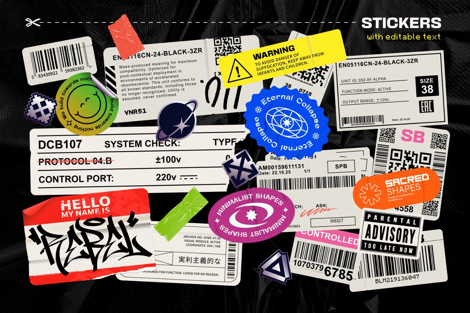 Utilitarian Graphic Elements Pack