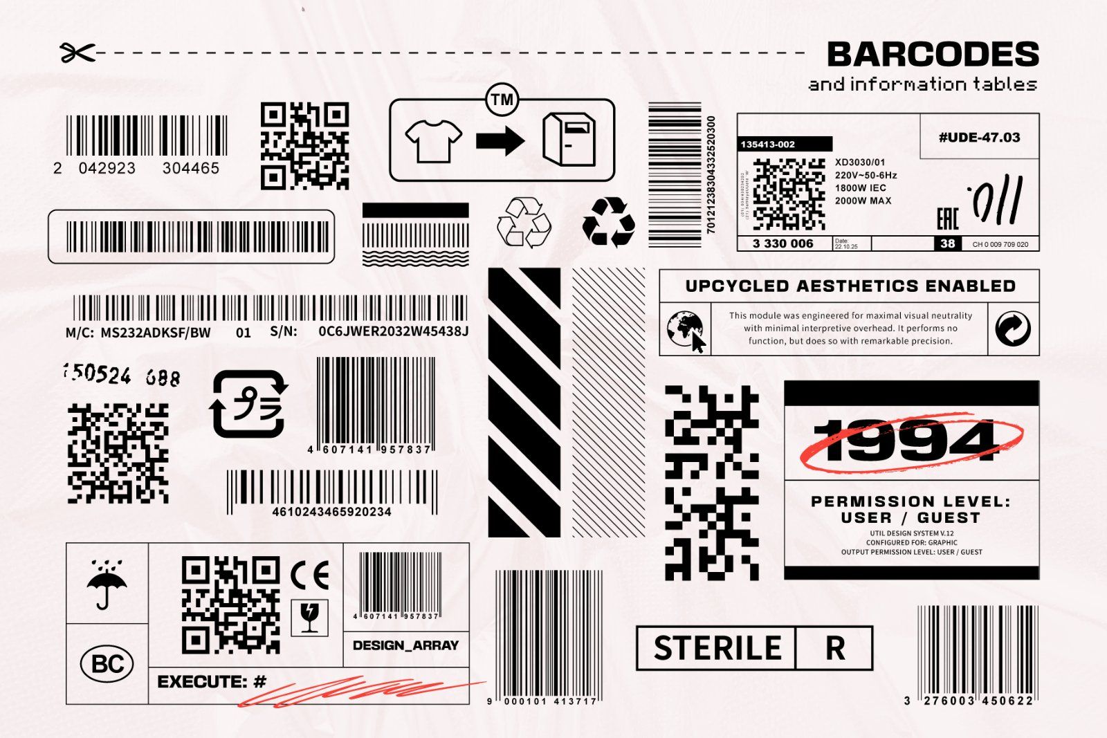 Utilitarian Graphic Elements Pack