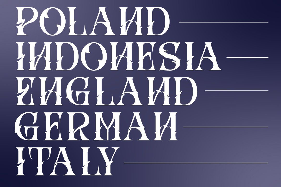 Hizba – Luxury Ornamental Serif Font