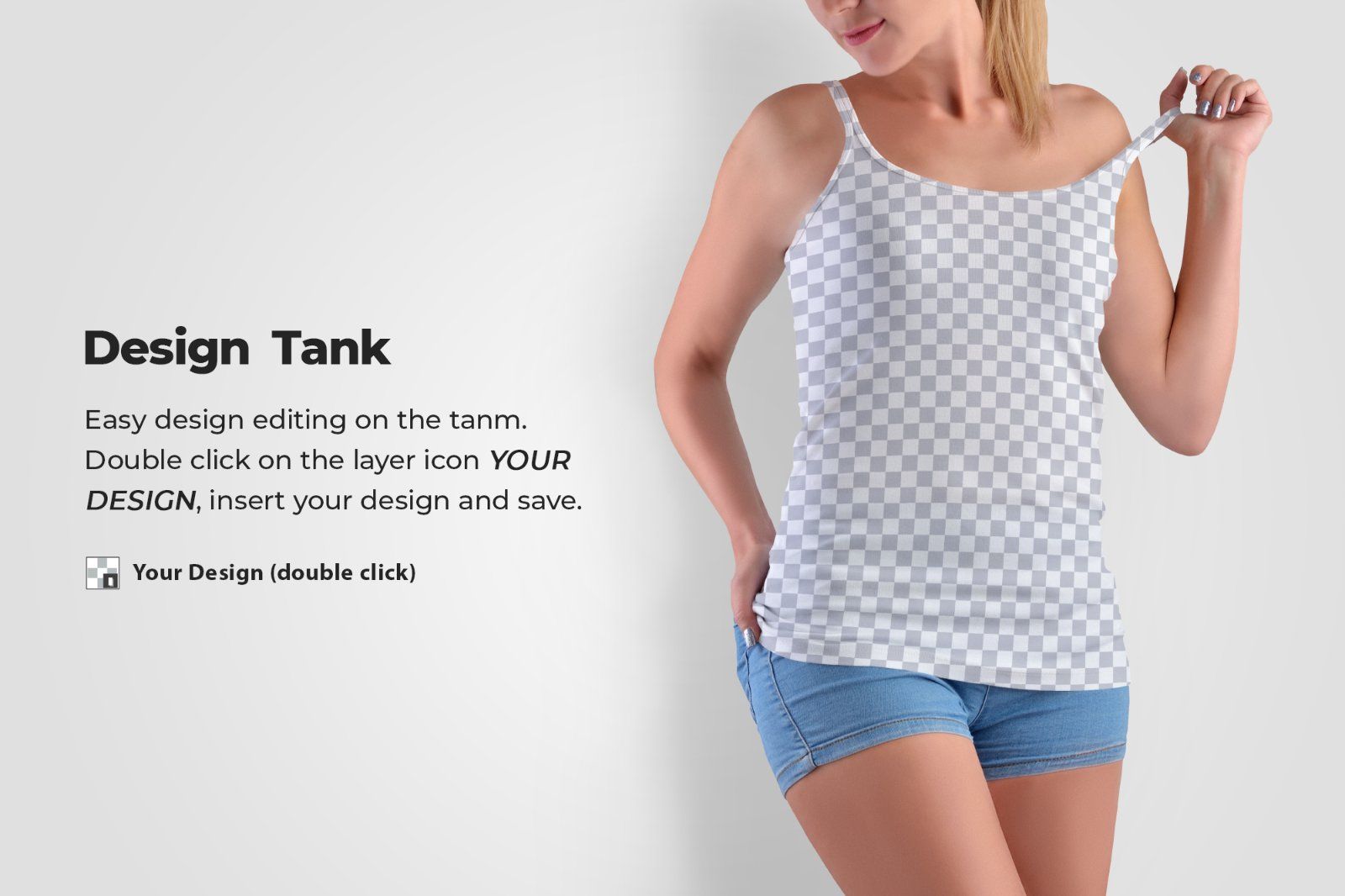 3 mockups woman tank