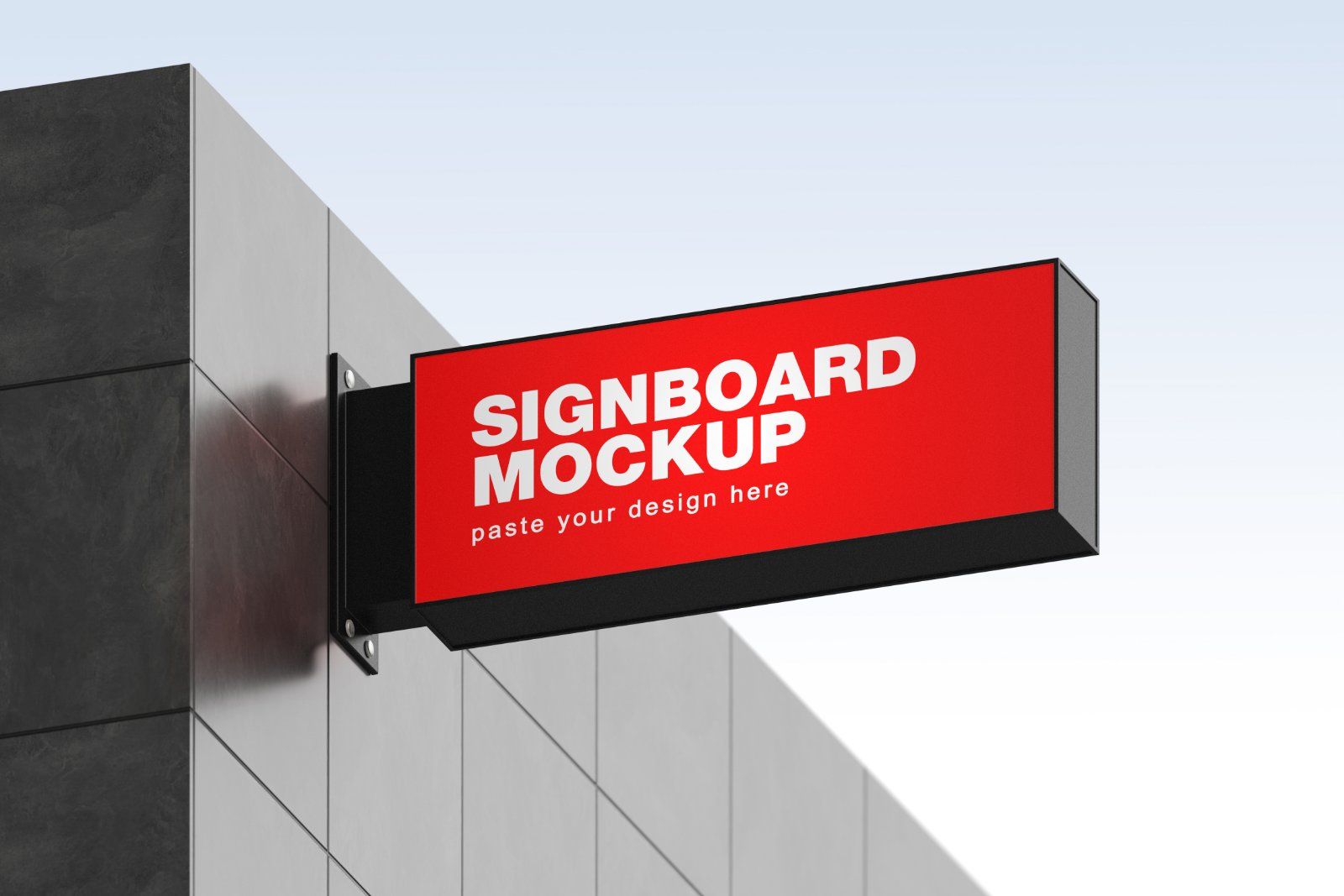 Sign Board Mockup