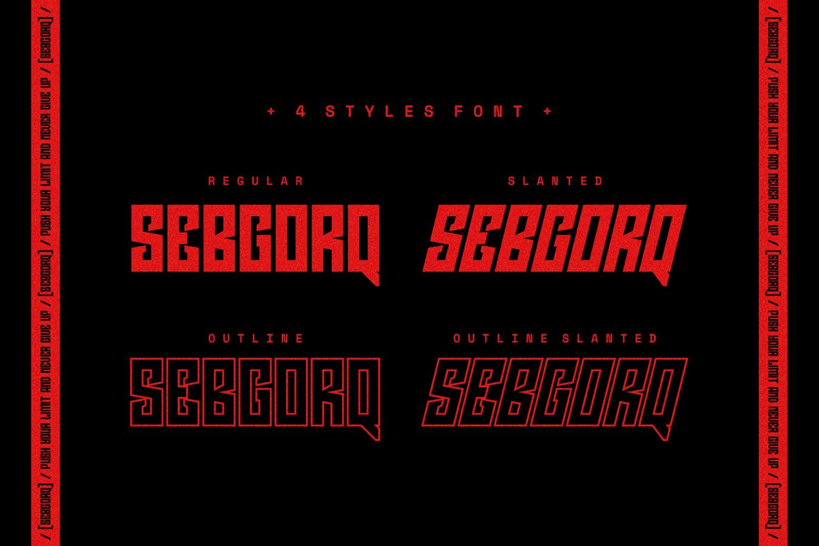 Sebgorq - Urban Font
