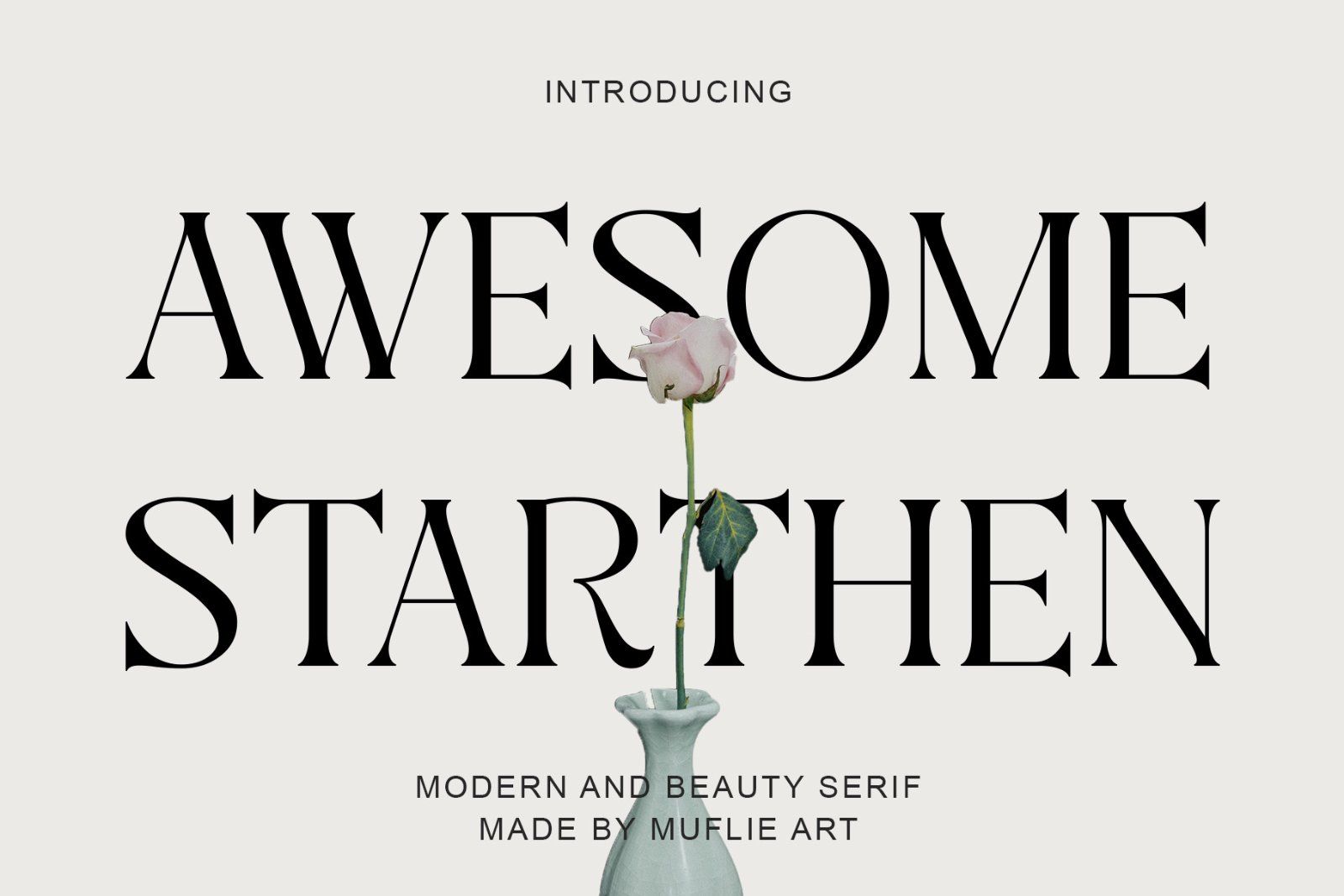 Aweshome Starthen - Modern & Beauty Serif