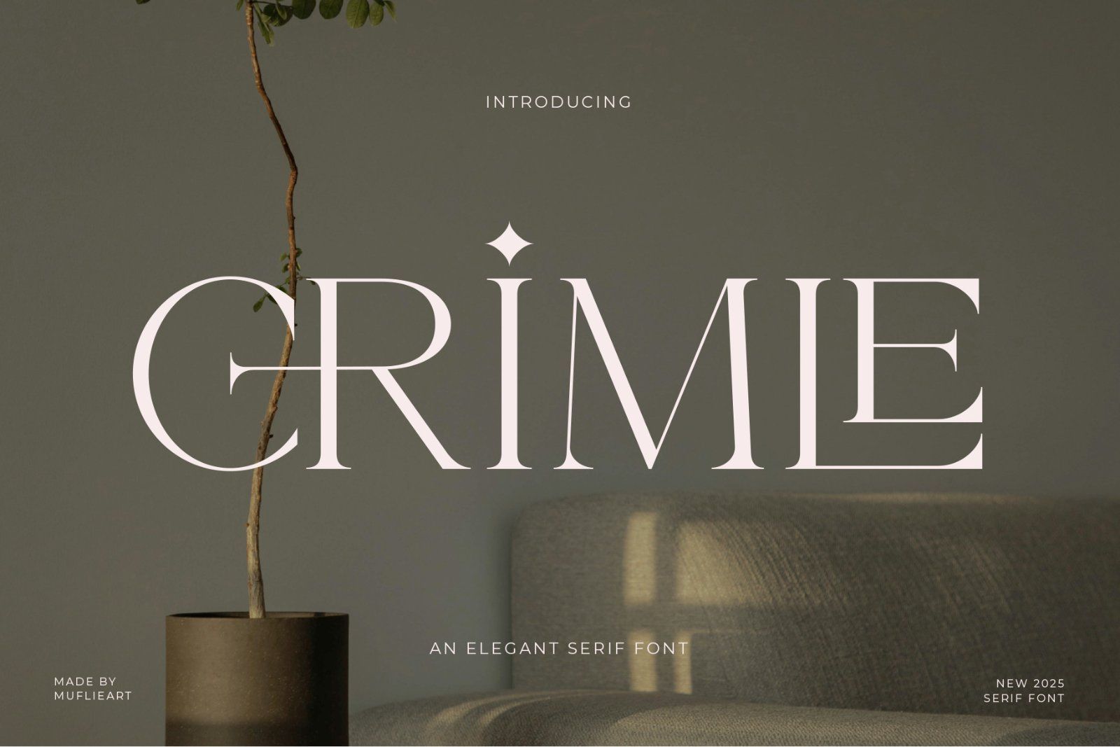 Crimle - An Elegant Serif Font