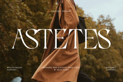 Astetes - Modren And Elegant Serif Font