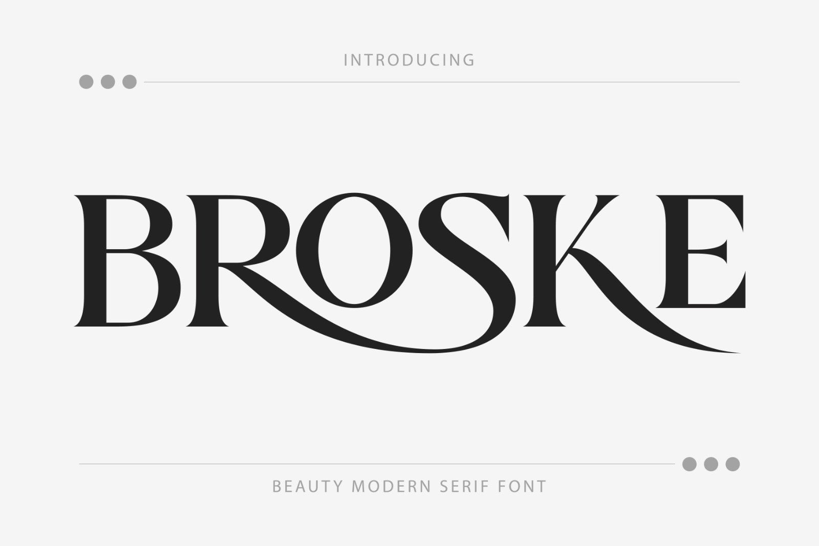 Broske - Beauty Modern Serif