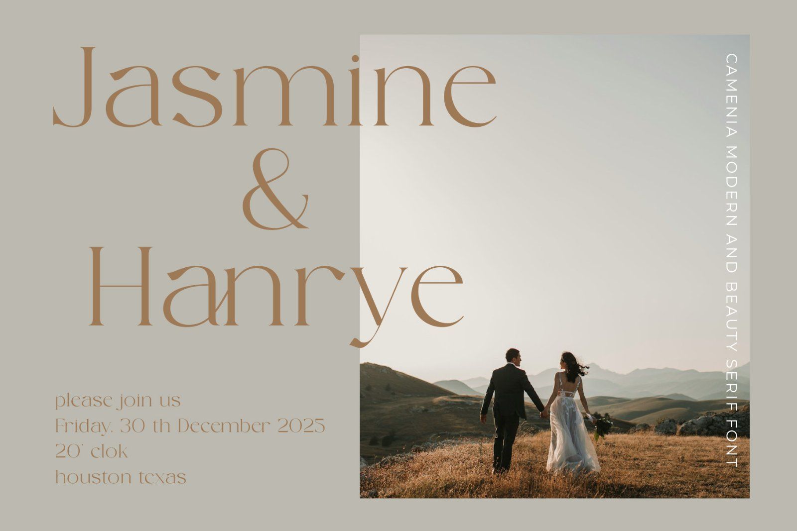 Camenia - Modern & Beauty Serif