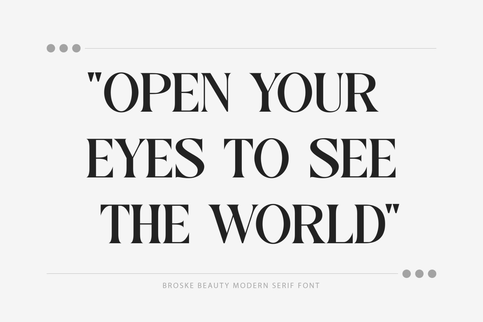 Broske - Beauty Modern Serif