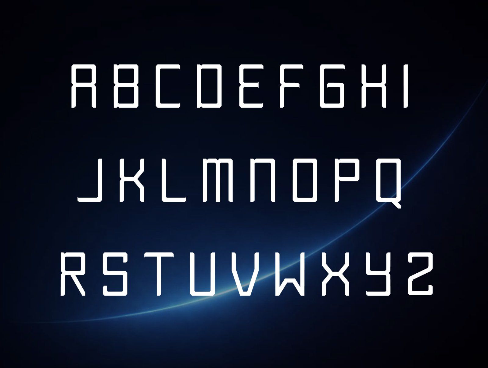 EVOLNIX - A FUTURISTIC FONT
