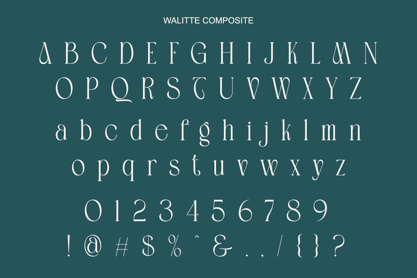 Walitte Modern Elegant Serif