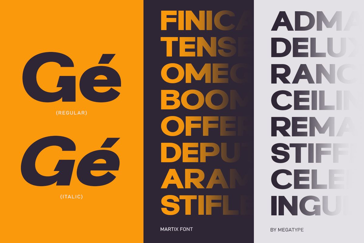 Martix Sans Serif Font