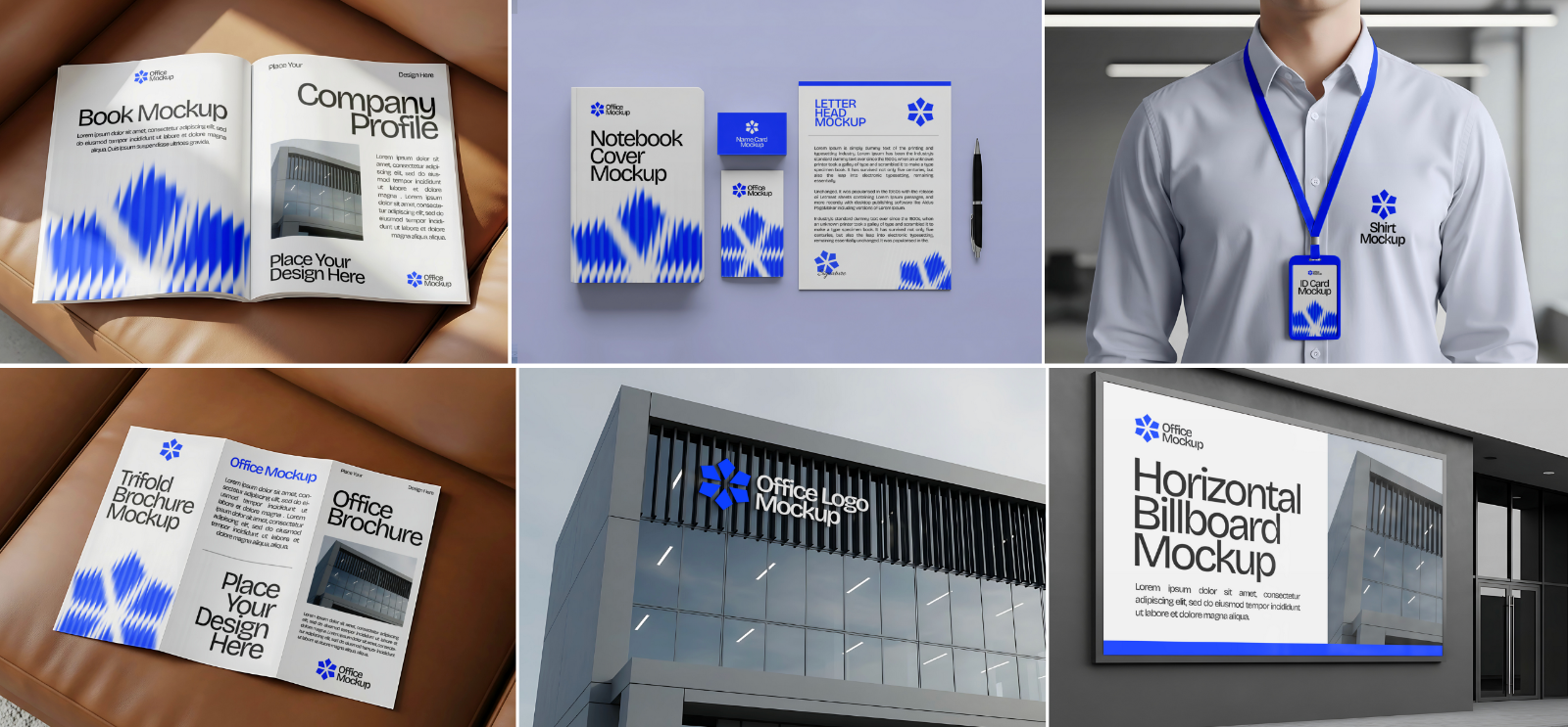 15 Premium Office Branding Mockup