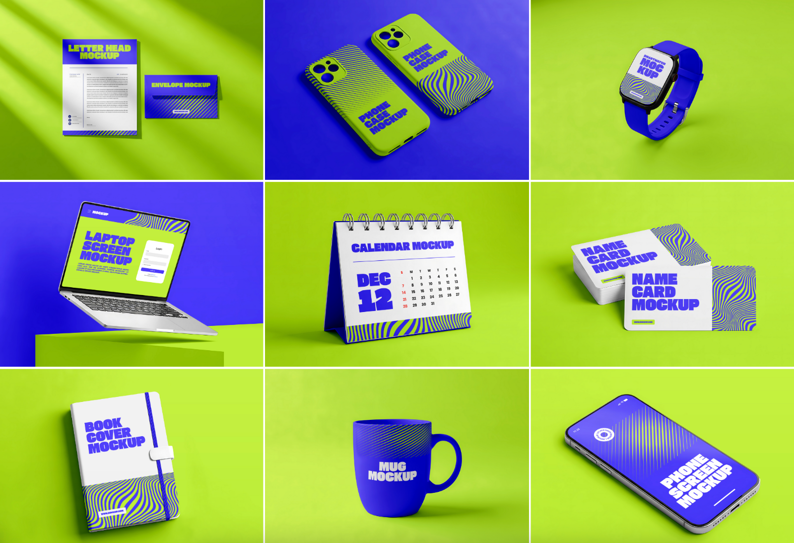 Branding Tools Mockup Bundle – 15 PSD Templates for Merchandise, Apparel & Device Design