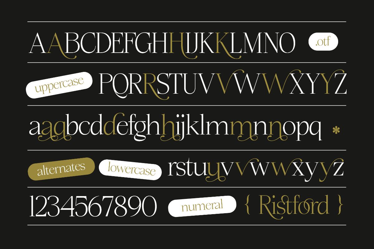 Ristford - Elegant Luxury Serif
