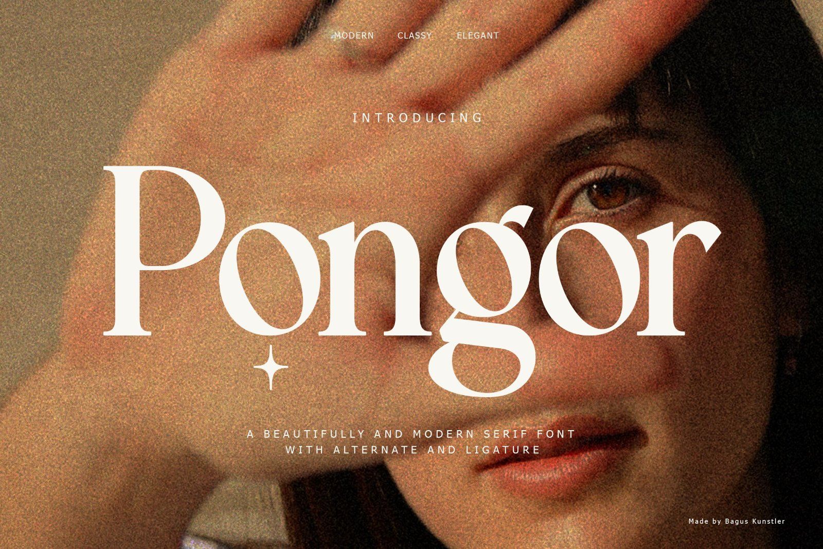 Pongor - Retro Elegant Serif Font