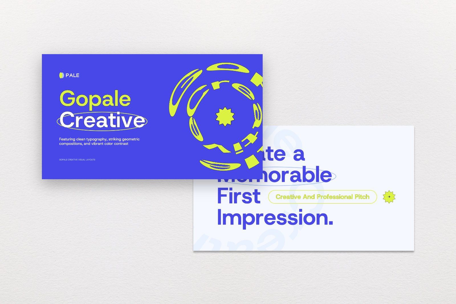 Gopale – Creative Pitch Deck Presentation