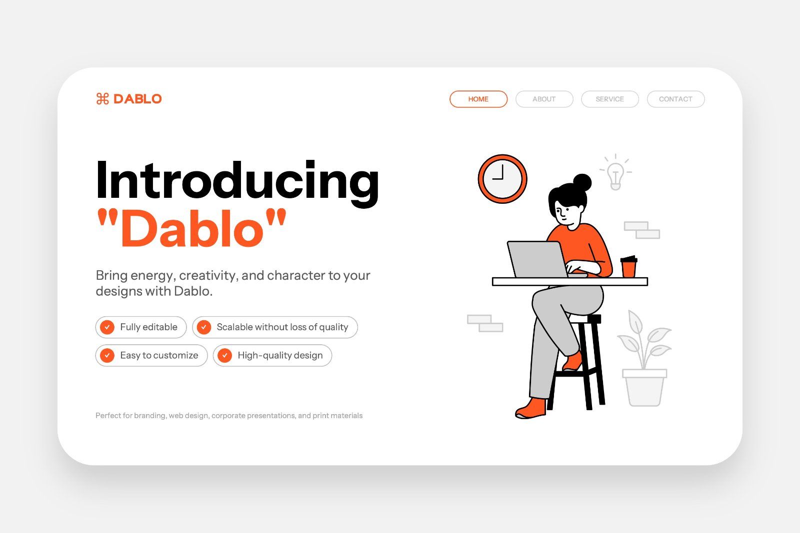 Dablo - Start Up Business Illustration Pack