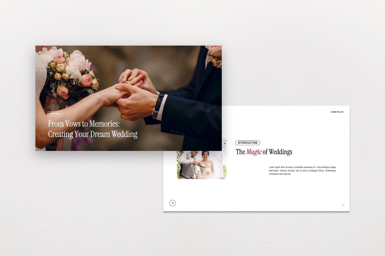 Woven – Elegant Wedding Presentation