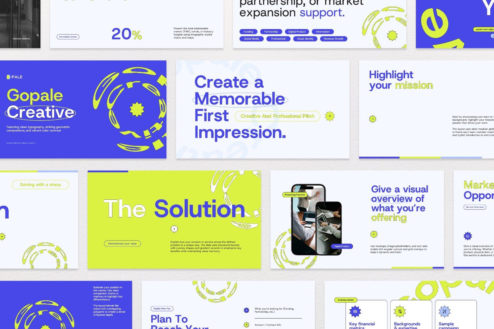 Gopale – Creative Pitch Deck Presentation