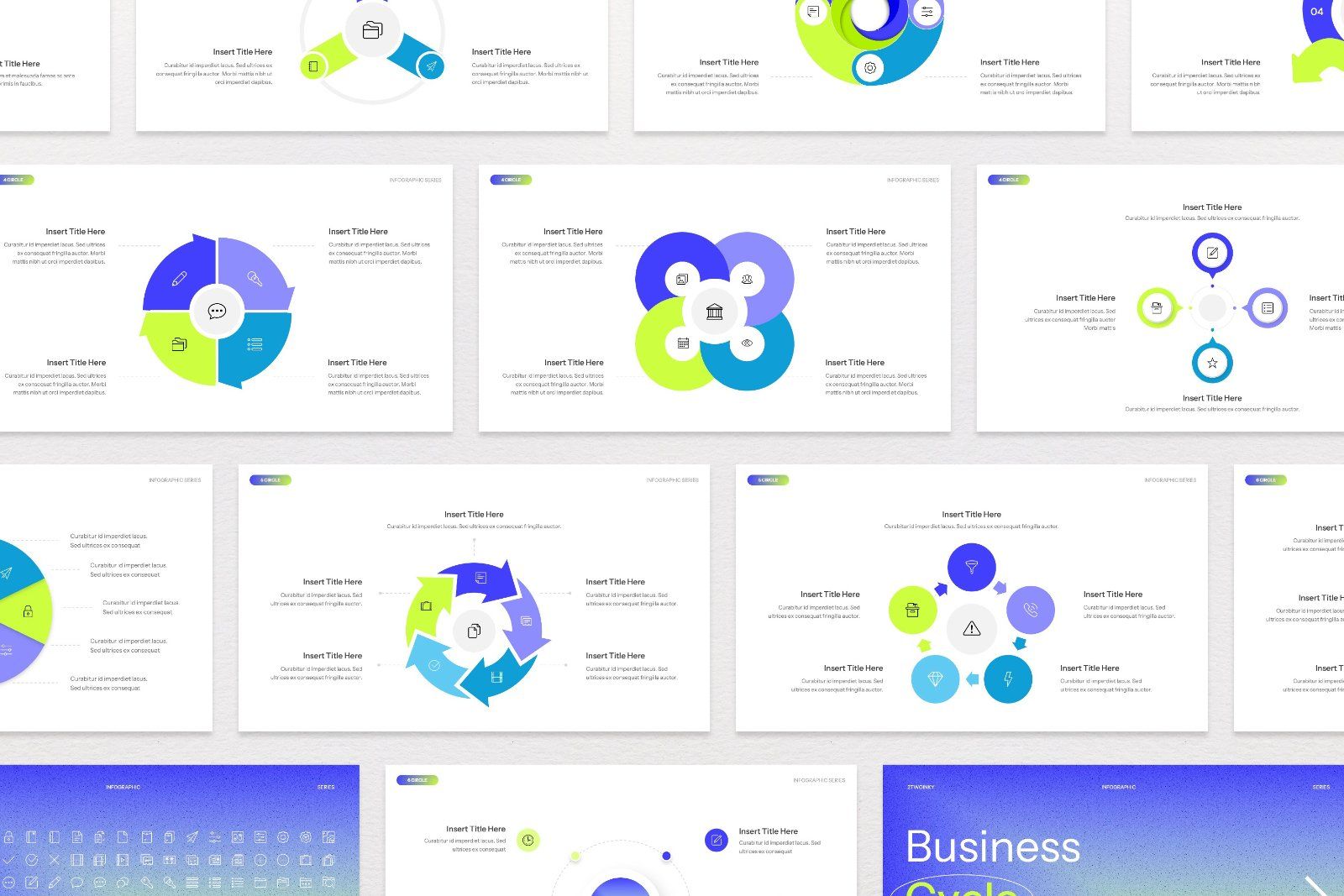 Business Cycle Infographic Presentation