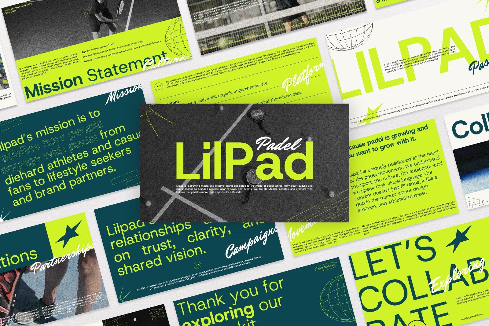 Lilpad – Padel Media Kit Presentation