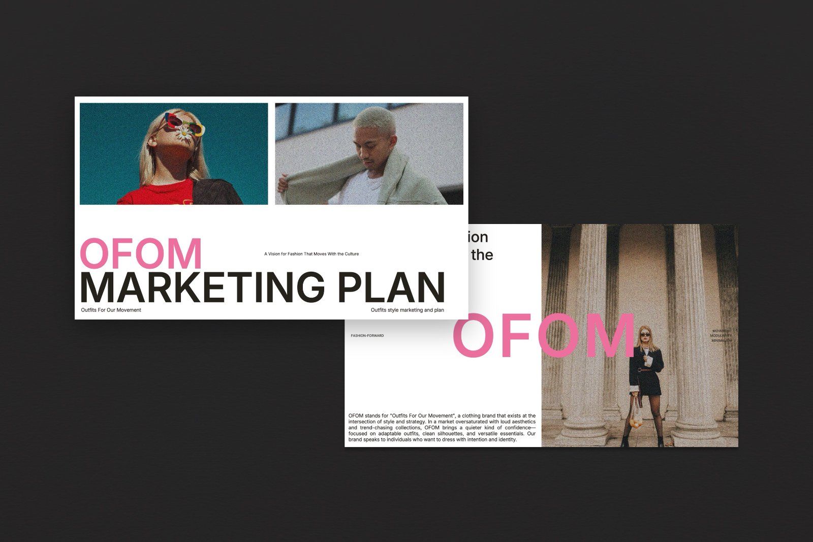 Ofom - Marketing Plan Presentation Template